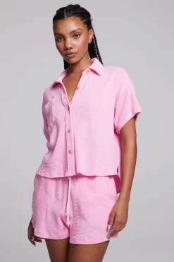 Hot Valentina Rosewater Button Down Women Loungewear|Tops