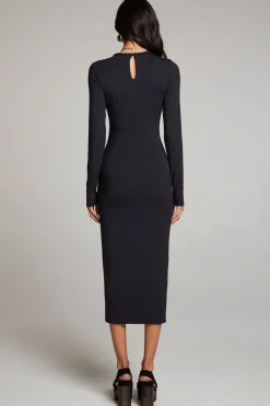 Outlet Vedaa Licorice Midi Dress Women Loungewear|Dresses