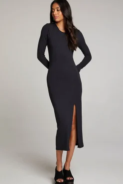Outlet Vedaa Licorice Midi Dress Women Loungewear|Dresses