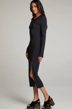 Outlet Vedaa Licorice Midi Dress Women Loungewear|Dresses