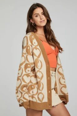 Hot Vibe Cardigan - Latte Women Outerwear|Loungewear