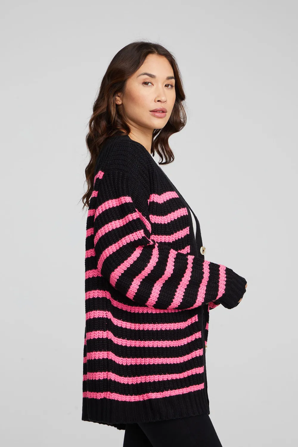 Store Vibe Melrose Stripe Cardigan Women Outerwear|Loungewear