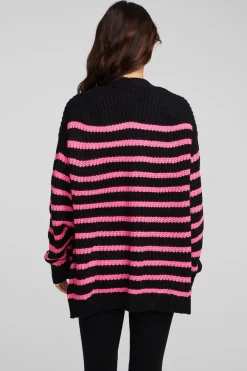 Store Vibe Melrose Stripe Cardigan Women Outerwear|Loungewear