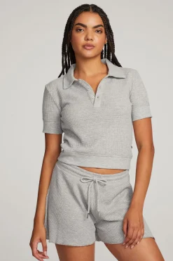 Cheap Victoria Grey Marl Pullover Women Loungewear|Tops