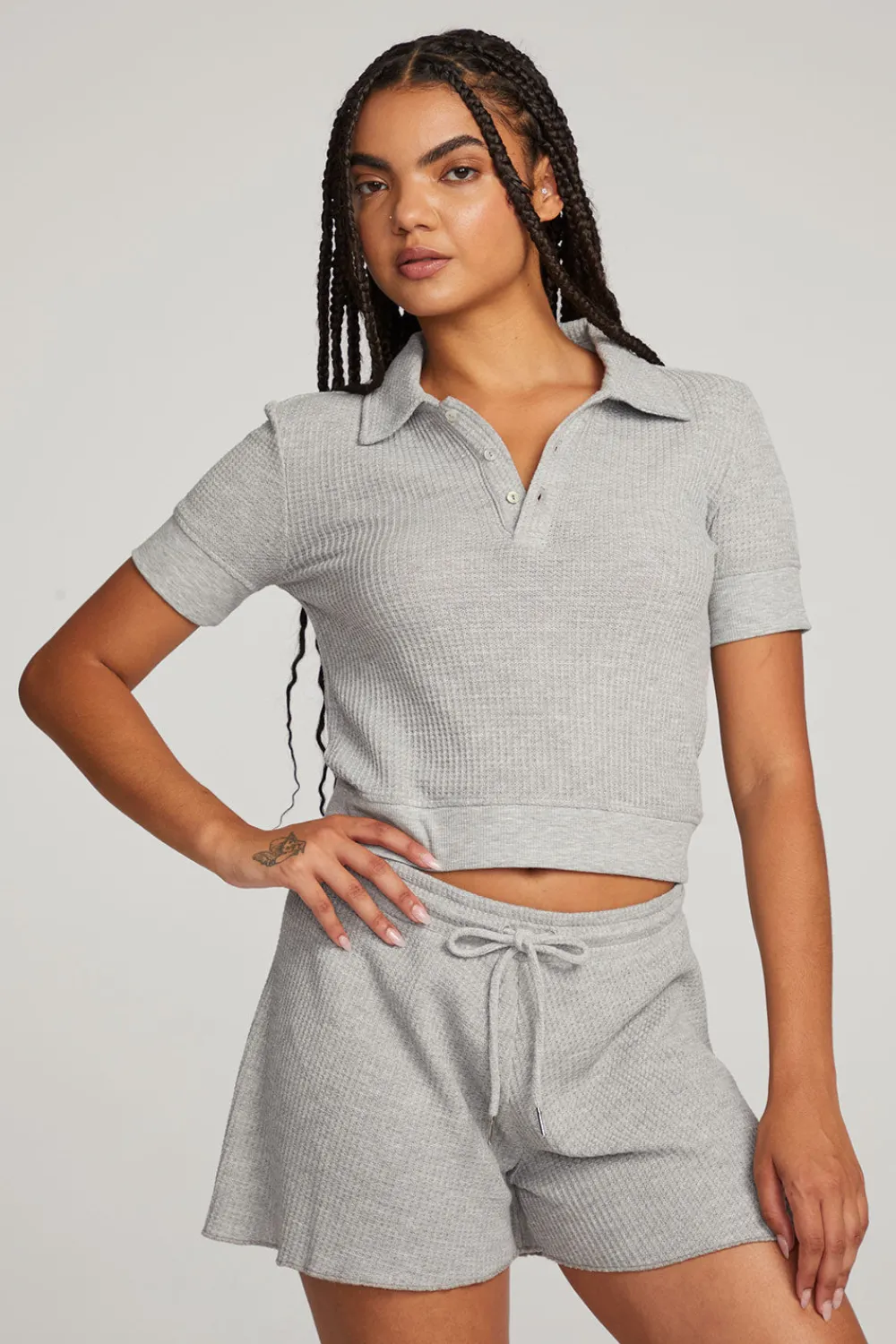 Cheap Victoria Grey Marl Pullover Women Loungewear|Tops