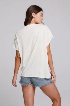 Online Vintage Wallpaper Crew Neck Tee Women Loungewear|Graphics