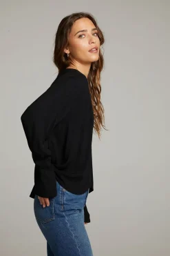 Discount Warren Licorice Blouse Women Loungewear|Tops