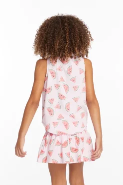 Store Watermelon Heaven Girls Vintage Jersey Shirttail Muscle Kids Girls