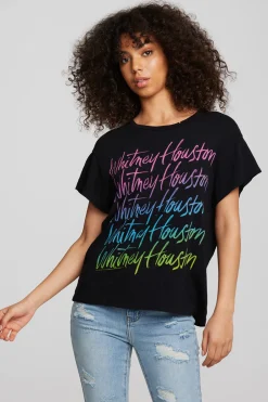 Cheap Whitney Houston - Gradient Script Women Loungewear|Music