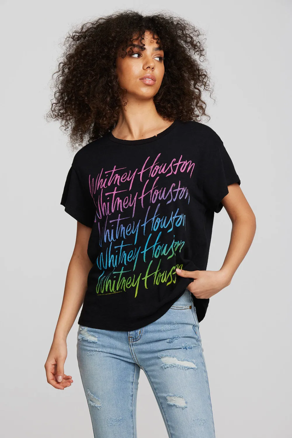 Cheap Whitney Houston - Gradient Script Women Loungewear|Music