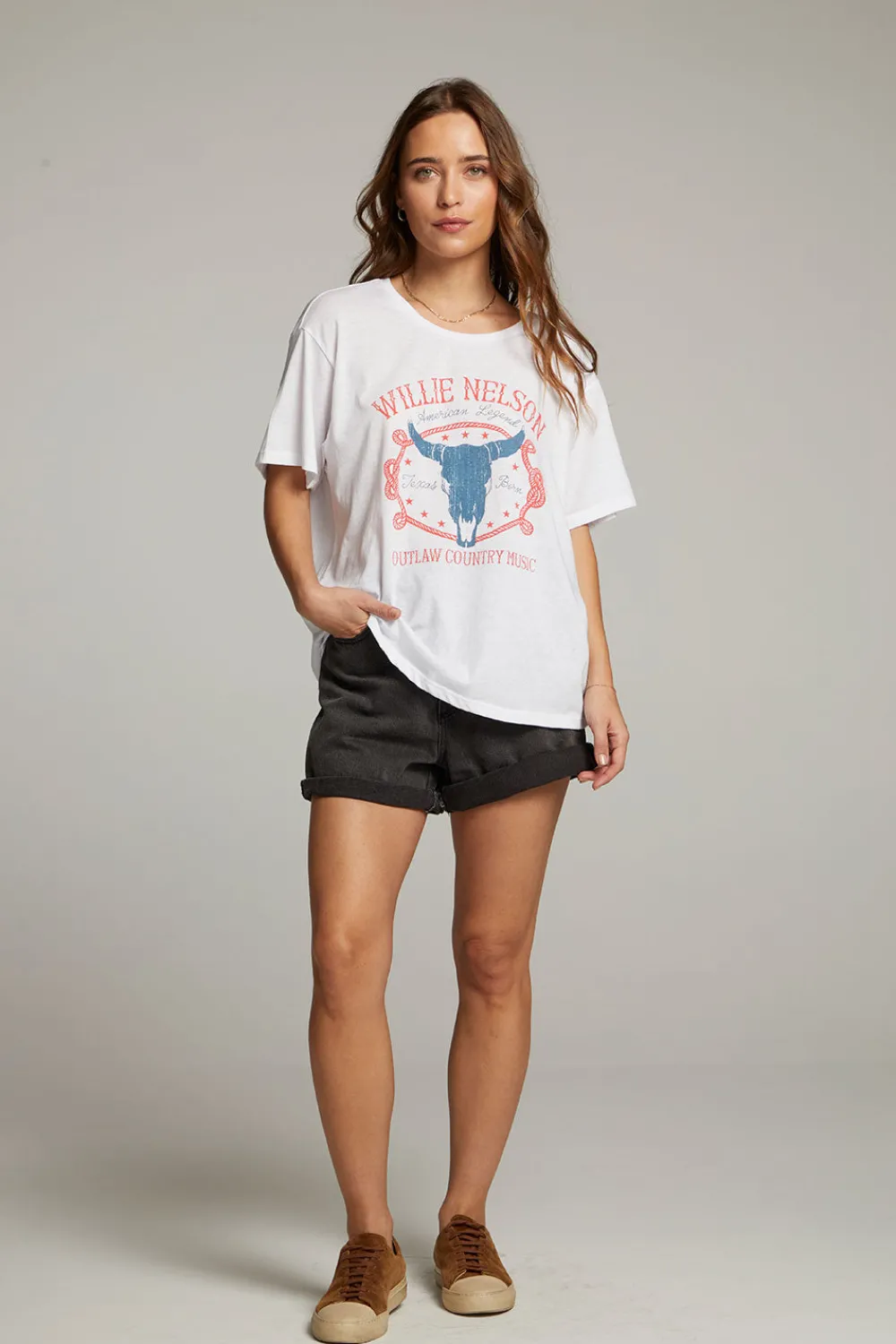 Store Willie Nelson American Legend Tee Women Loungewear|Music