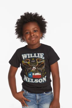 Clearance Willie Nelson Born For Trouble Boys Tee Women/Kids/BOY Boys|Music
