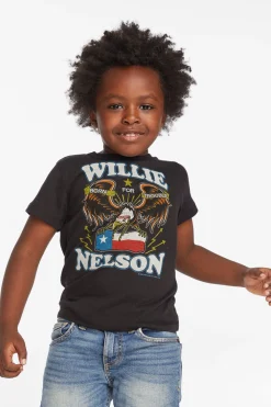 Clearance Willie Nelson Born For Trouble Boys Tee Women/Kids/BOY Boys|Music