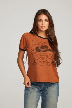 Best Willie Nelson Cowboys Tee Women Loungewear|Music