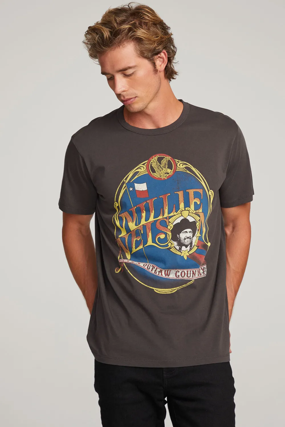 Cheap Willie Nelson Outlaw Country Mens Tee Women Tops|Music
