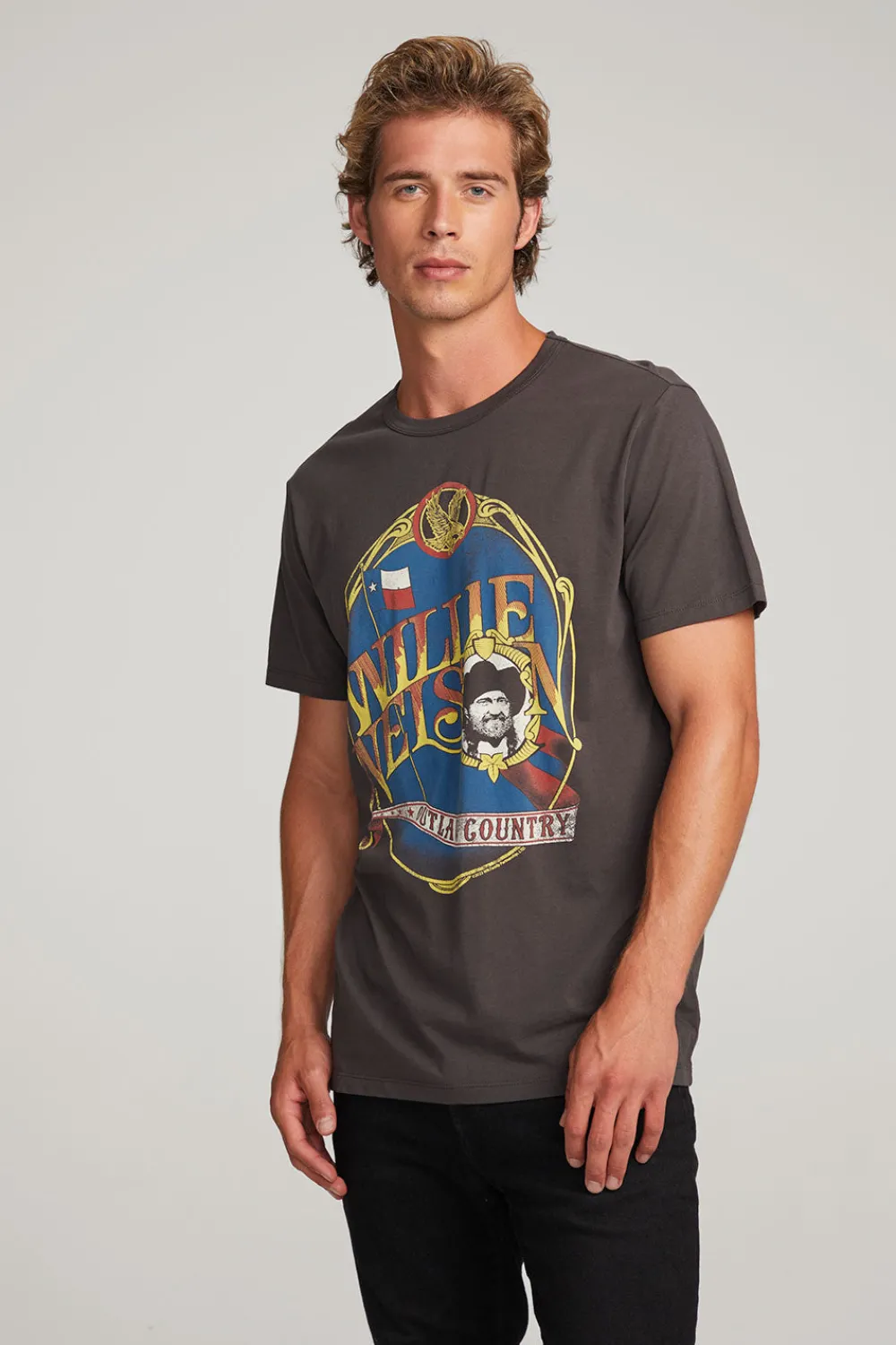 Cheap Willie Nelson Outlaw Country Mens Tee Women Tops|Music