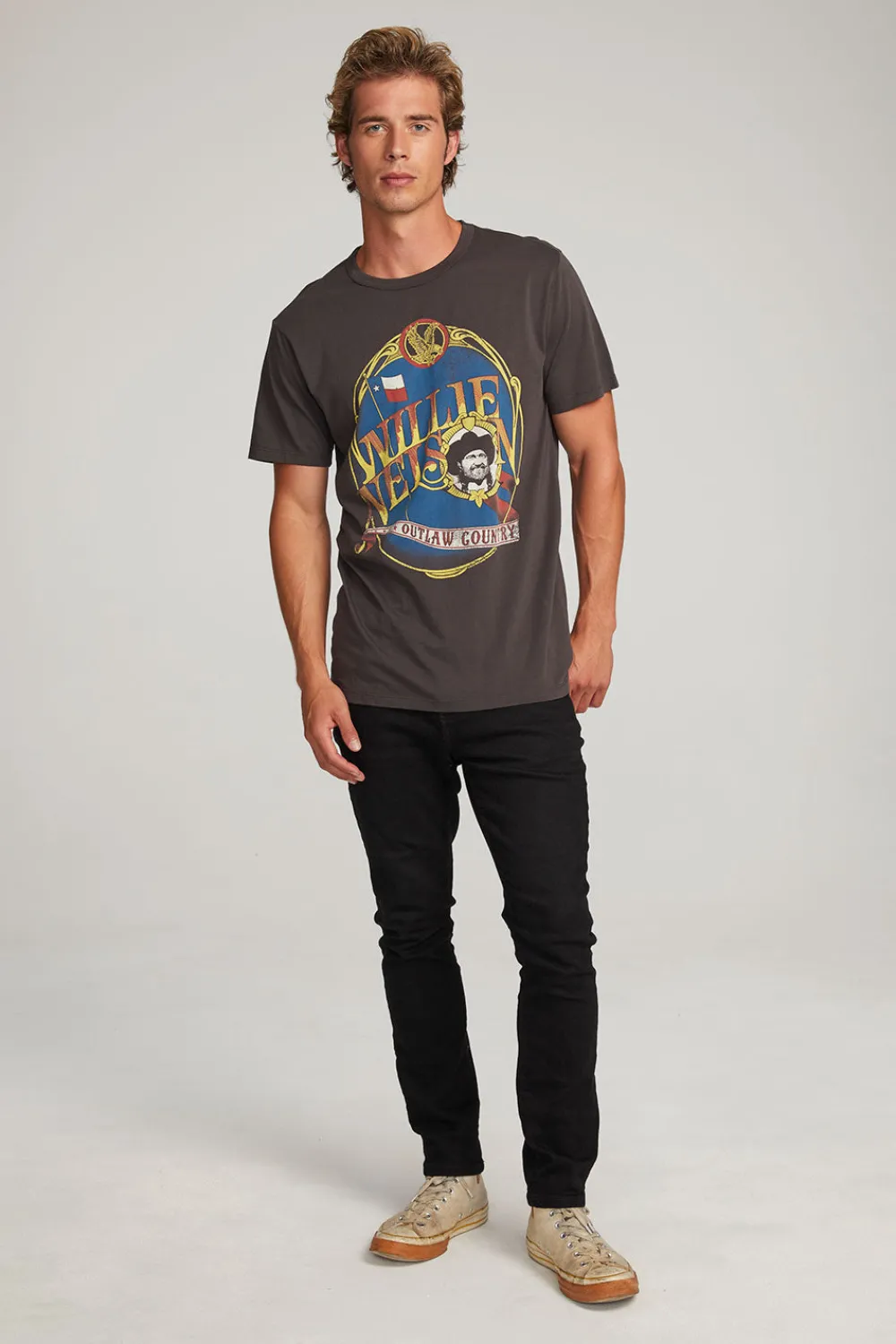 Cheap Willie Nelson Outlaw Country Mens Tee Women Tops|Music