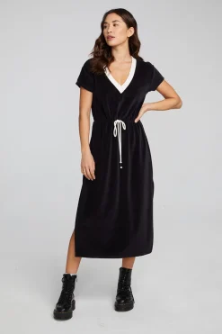 Best Woods Shadow Black Dress Women Loungewear|Dresses