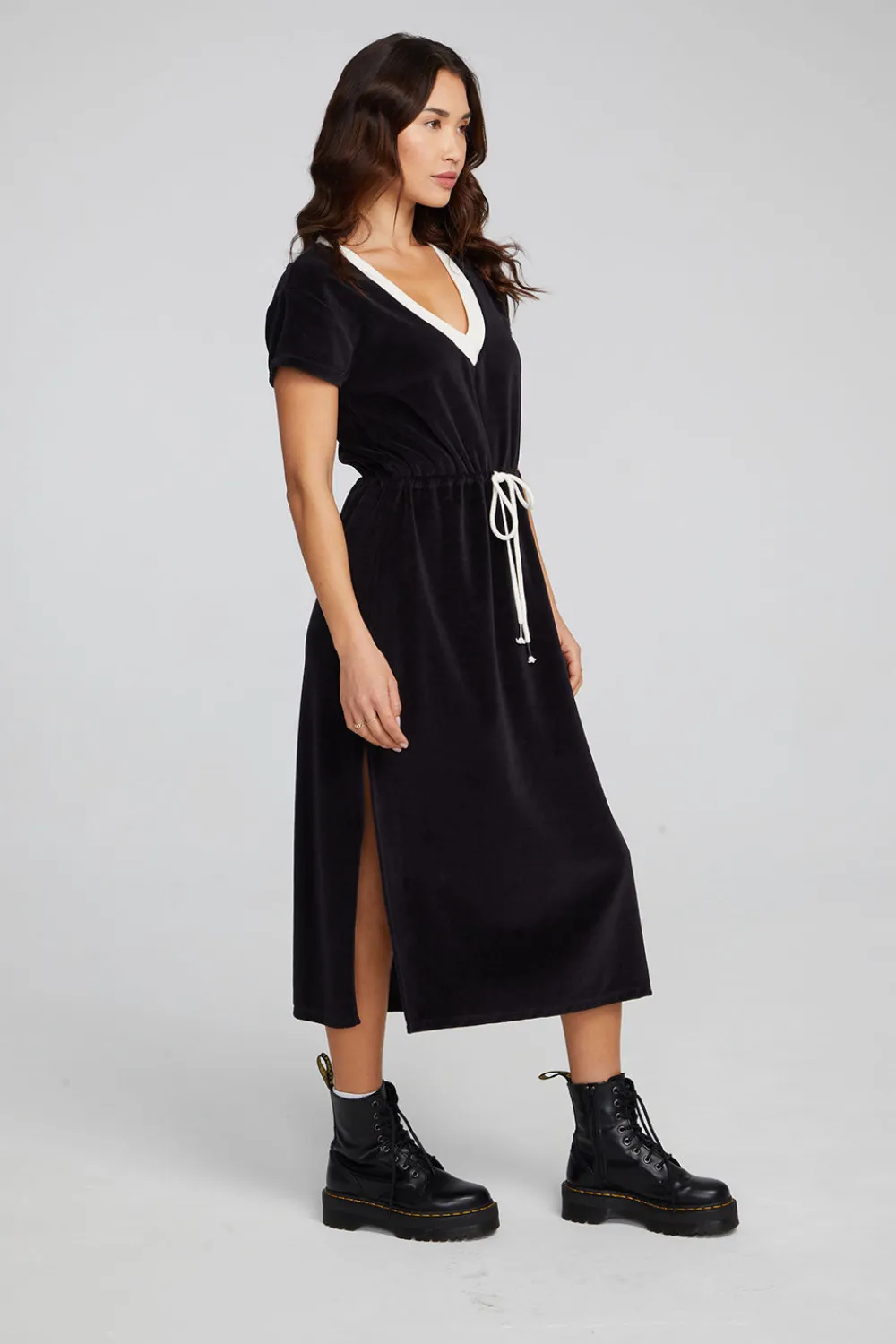 Best Woods Shadow Black Dress Women Loungewear|Dresses