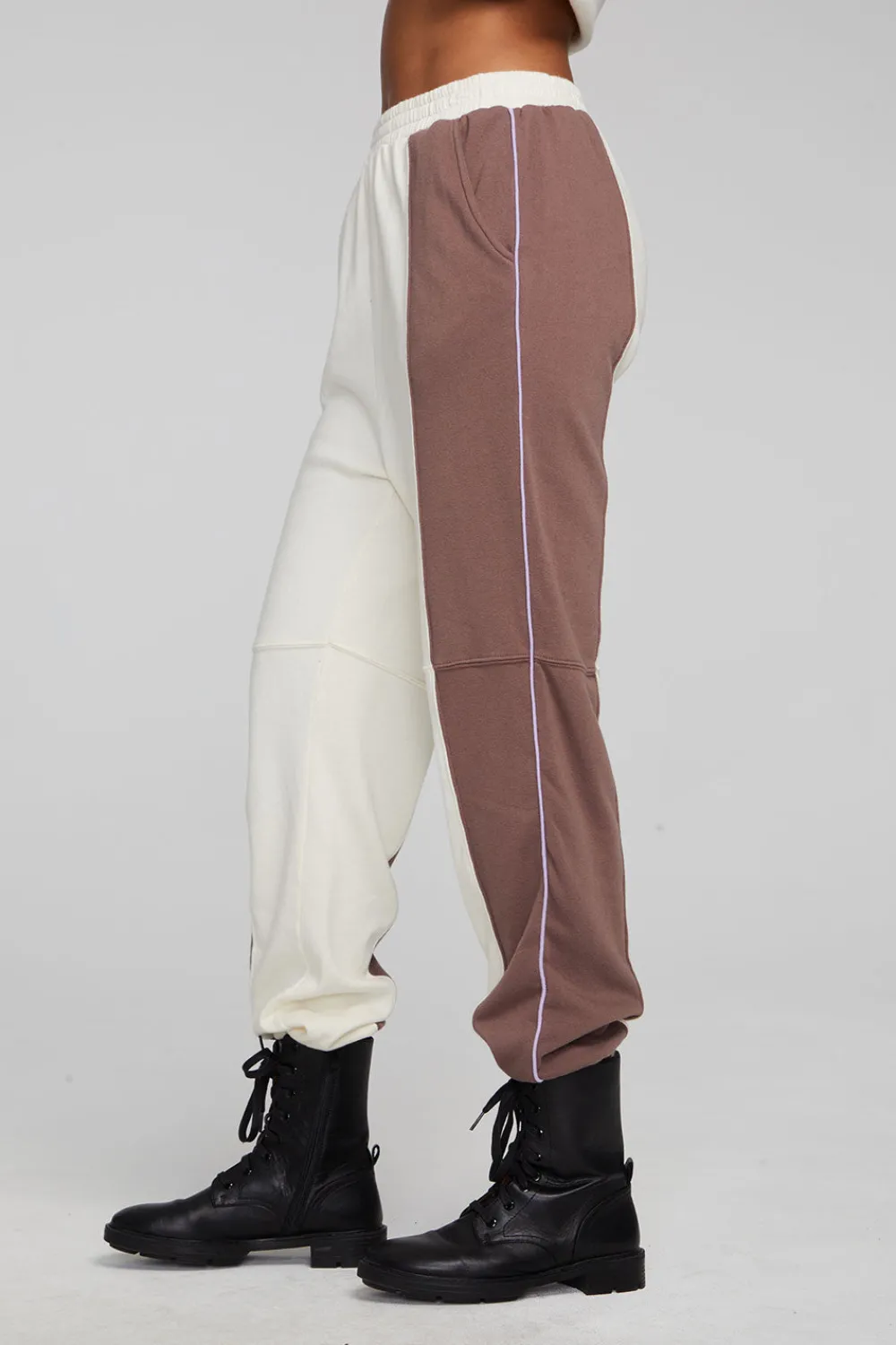 Flash Sale Yale Deep Taupe And Almond Jogger Women Loungewear|Bottoms