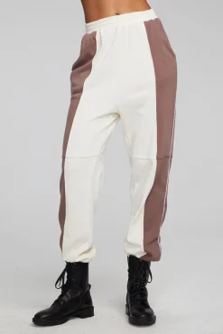 Flash Sale Yale Deep Taupe And Almond Jogger Women Loungewear|Bottoms