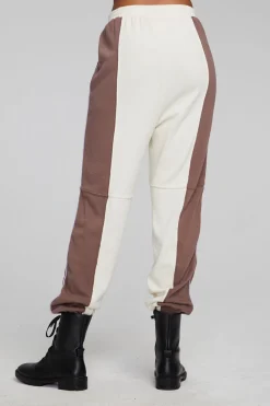 Flash Sale Yale Deep Taupe And Almond Jogger Women Loungewear|Bottoms