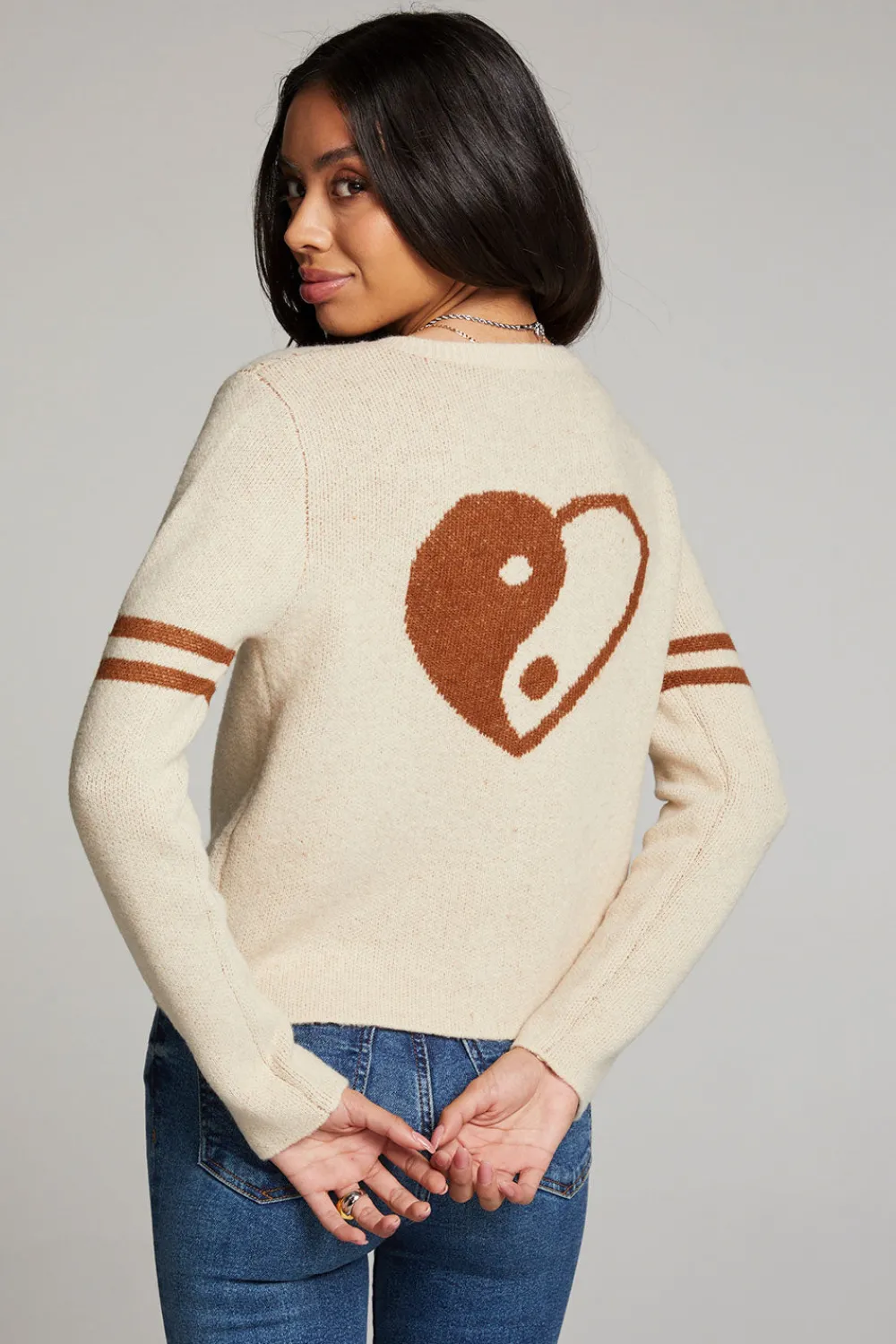 Best Yin Yang Heart Cardigan Women Loungewear|Graphics