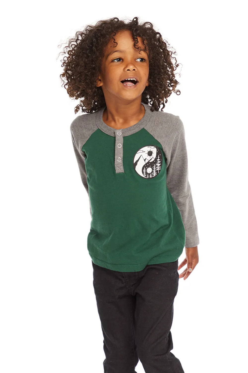 Fashion Yin Yang Long Sleeve Kids/BOY Boys