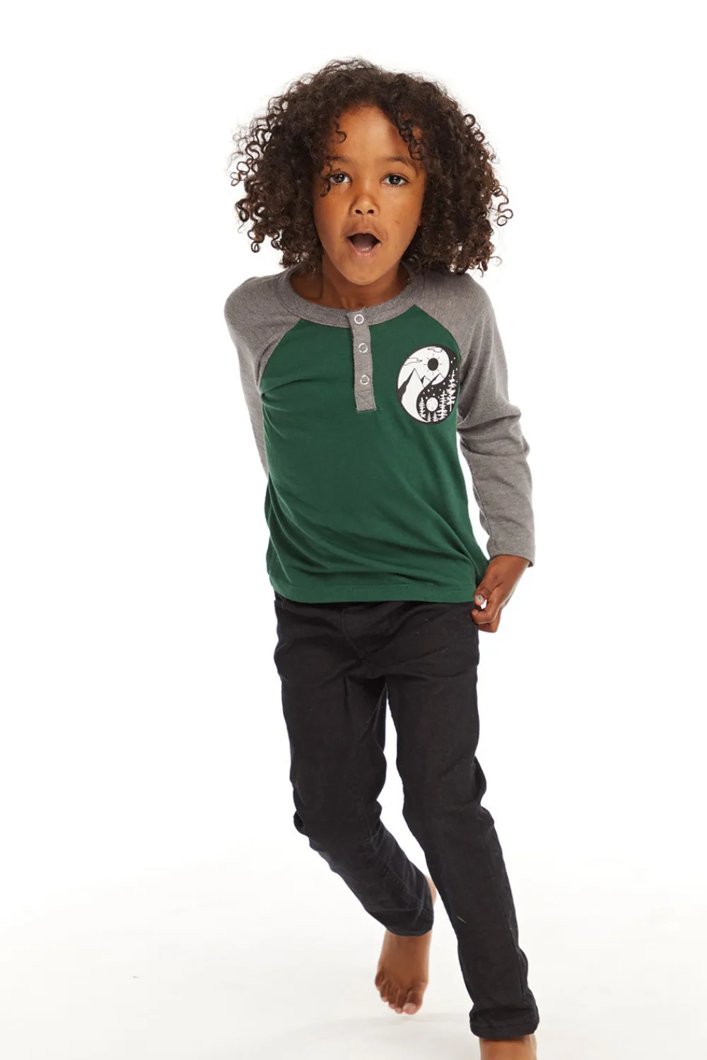 Fashion Yin Yang Long Sleeve Kids/BOY Boys
