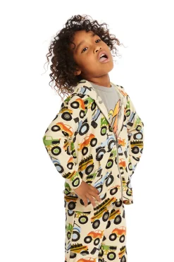 New Zip Up Monster Truck Hoodiee Kids/BOY Boys