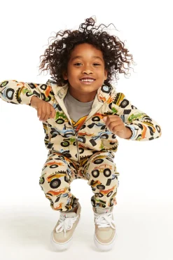 New Zip Up Monster Truck Hoodiee Kids/BOY Boys