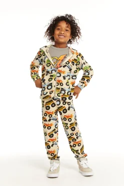 New Zip Up Monster Truck Hoodiee Kids/BOY Boys