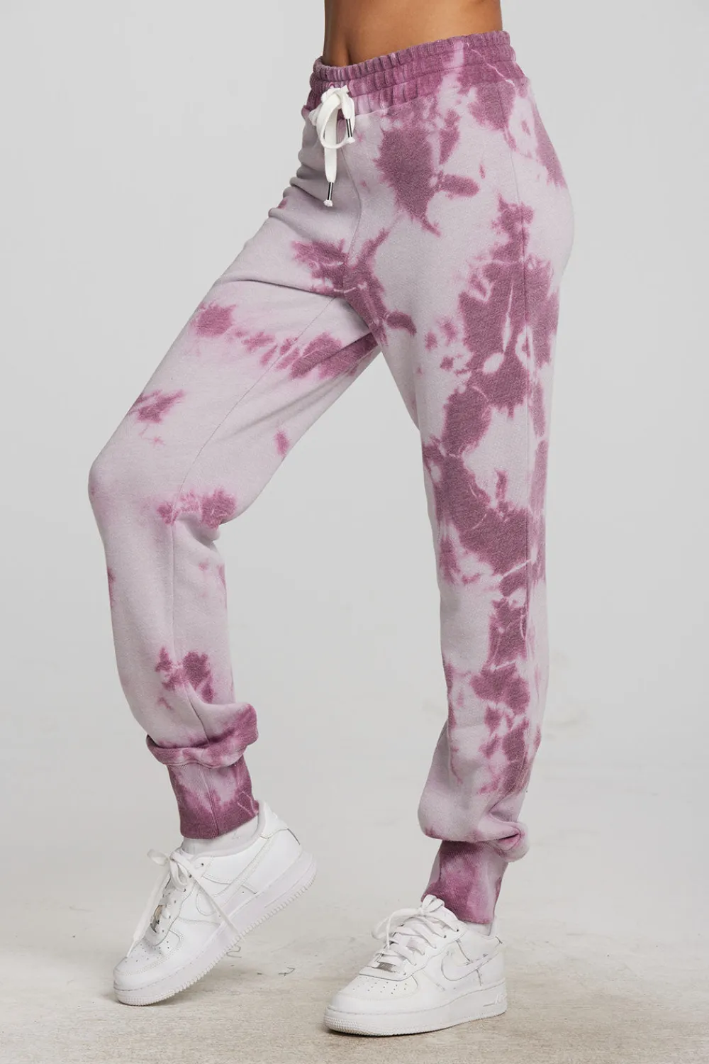 Cheap Zuma Cotton Terry Joggers With Rib And Shoestring Tie Women Loungewear|Bottoms