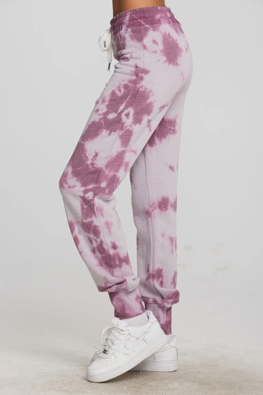 Cheap Zuma Cotton Terry Joggers With Rib And Shoestring Tie Women Loungewear|Bottoms