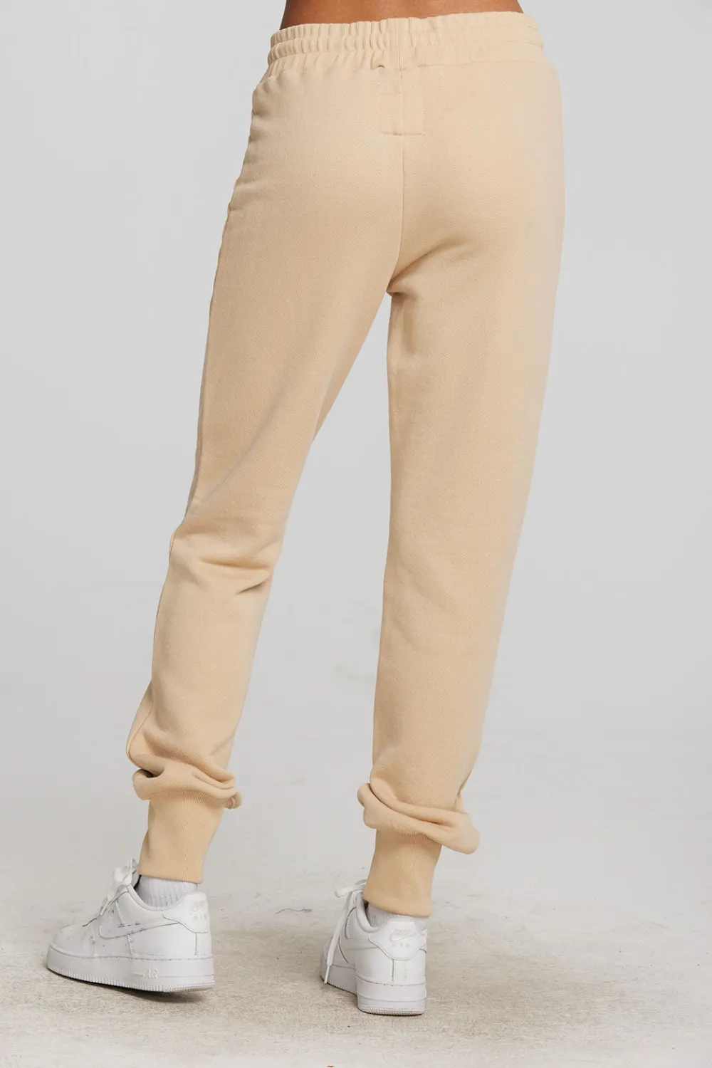 Clearance Zuma Cotton Terry Joggers With Rib And Shoestring Tie Women Loungewear|Bottoms