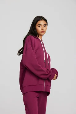 Discount Zuma Cotton Terry Zip Up Hoodie Women Outerwear|Tops