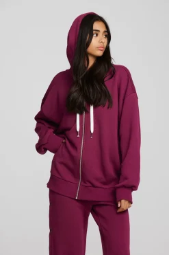 Discount Zuma Cotton Terry Zip Up Hoodie Women Outerwear|Tops